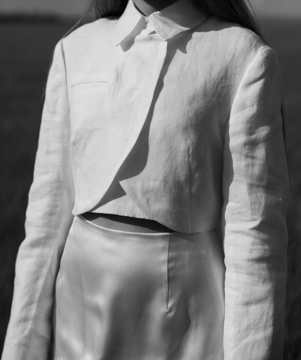 Lenvászon blézer